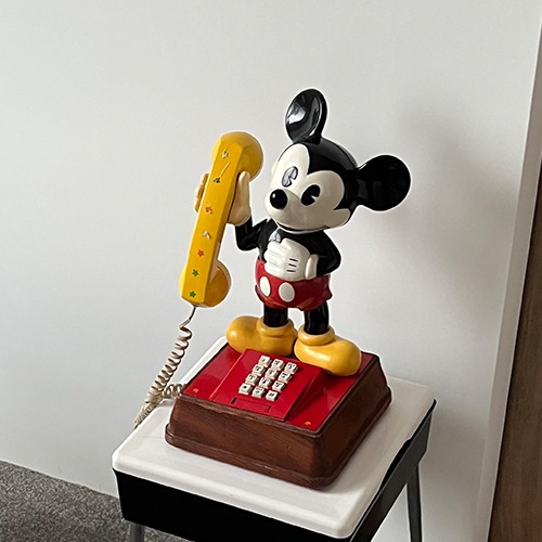 vintage mickey telephone 2